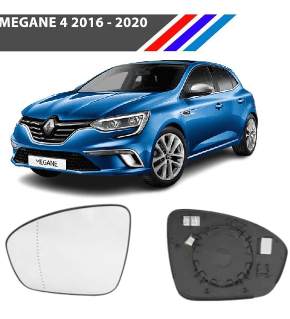 MIRROR GLASS HEATED ASPHERIC LEFT MEGANE IV 2015-TALISMAN 2015