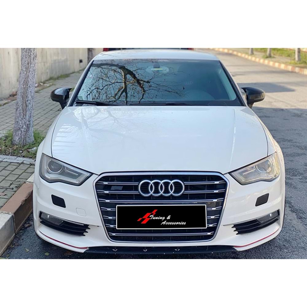 AUDI A3 12-19 BAT MIRROR COVER P.BLACK