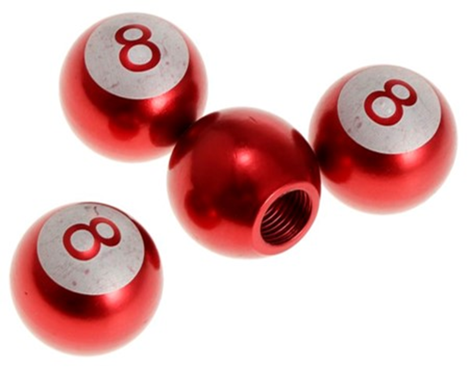 VALVE COVER BILLIARD BALL RED ( 002096 )
