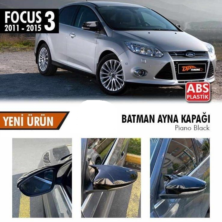 FORD FOCUS 3 11-18 / FOCUS 2 09-11 BAT MIRROR COVER P.BLACK